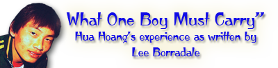 What One Boy Must Carry